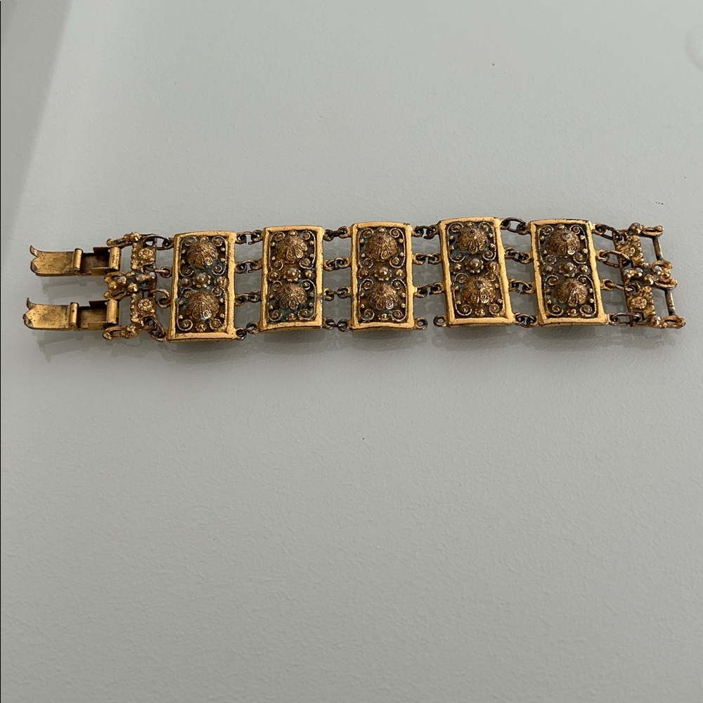 Vintage Etrusceana Revival bracelet by Rice Weiner